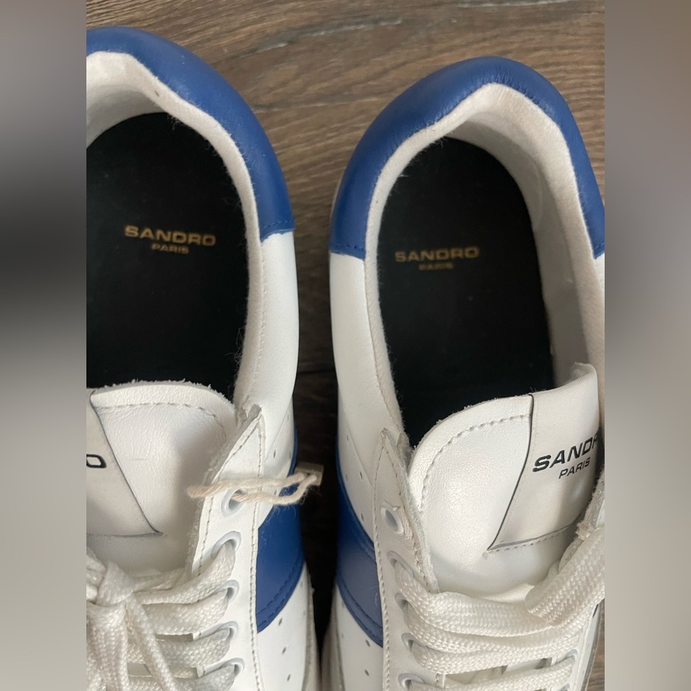 Sandro leather sneakers size 40 - Picture 2 of 6